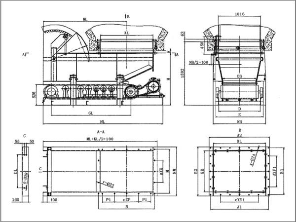 扇形閥門帶式（甲帶）給料機(jī)的承載能力較強(qiáng)、噪音低、整機(jī)使用壽命長(zhǎng)